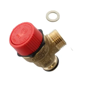 Image showing that baxi combi pressure relief Valve on a white background